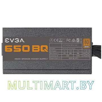 Блок питания EVGA 650W BQ (110-BQ-0650-V2) картинка 3